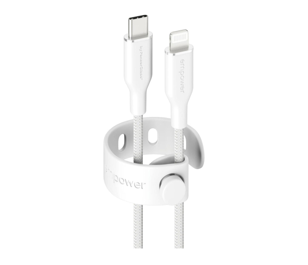 PanzerGlass empower Racing 60W USB-C - Lightning Cable 1,2m Silver White - 1546791 - zdjęcie 2
